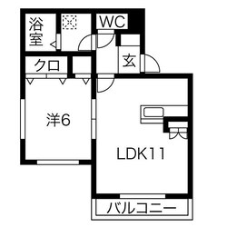 ヴィラALOHAの物件間取画像